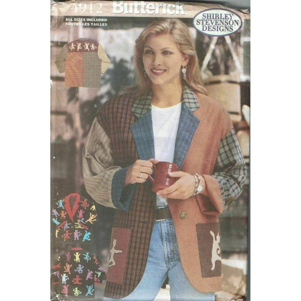 Butterick 4912 Shirley Stevenson Design Pattern Misses 8-18 Cat Dancing Jackets